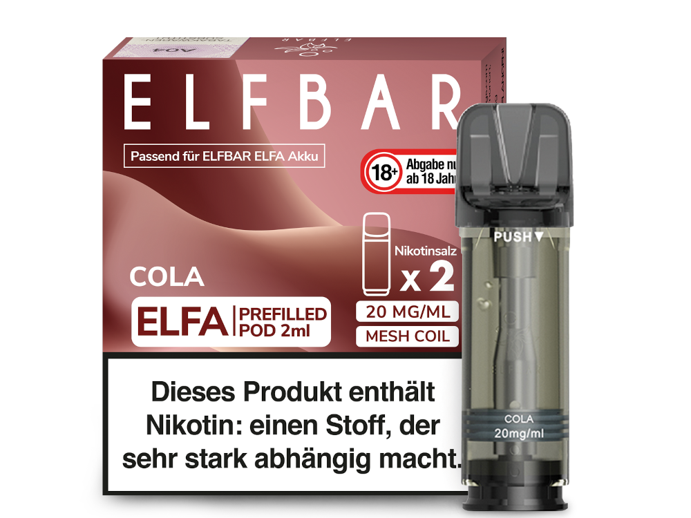 ELFA CP Prefilled Pod Cola 20mg/ml
