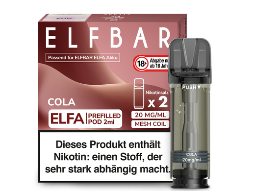 ELFA CP Prefilled Pod Cola 20mg/ml