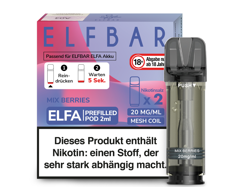 ELFA CP Prefilled Pod Mix Berries 20mg/ml
