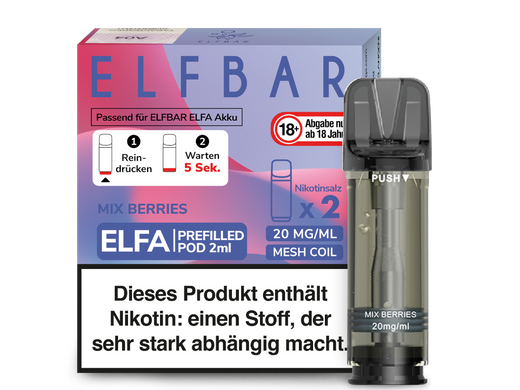 ELFA CP Prefilled Pod Mix Berries 20mg/ml