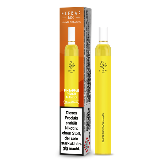 Elf Bar T600 Einweg E-Zigarette - Pineapple Peach Mango 20 mg/ml
