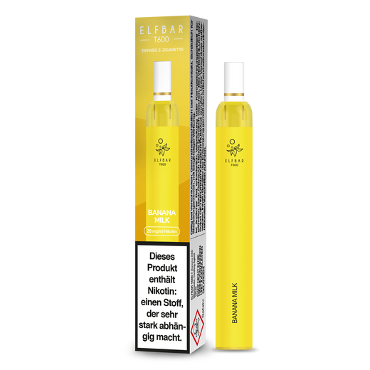 Elf Bar T600 Einweg E-Zigarette - Banana Milk 20 mg/ml