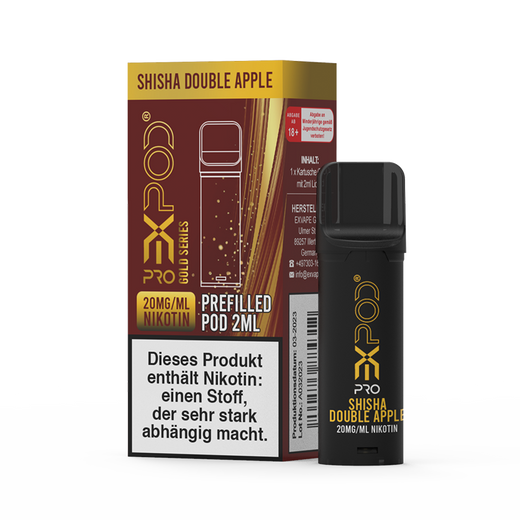 Expod Pro POD - Gold Series - Shisha Double Apple 20mg