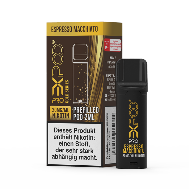 Expod Pro POD - Gold Series - Espresso Macchiato 20mg