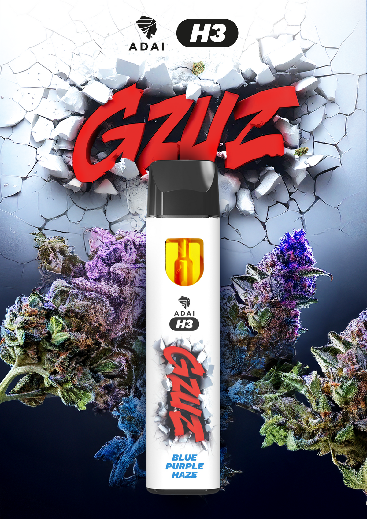 GZUZ H3 Blue Purple Haze