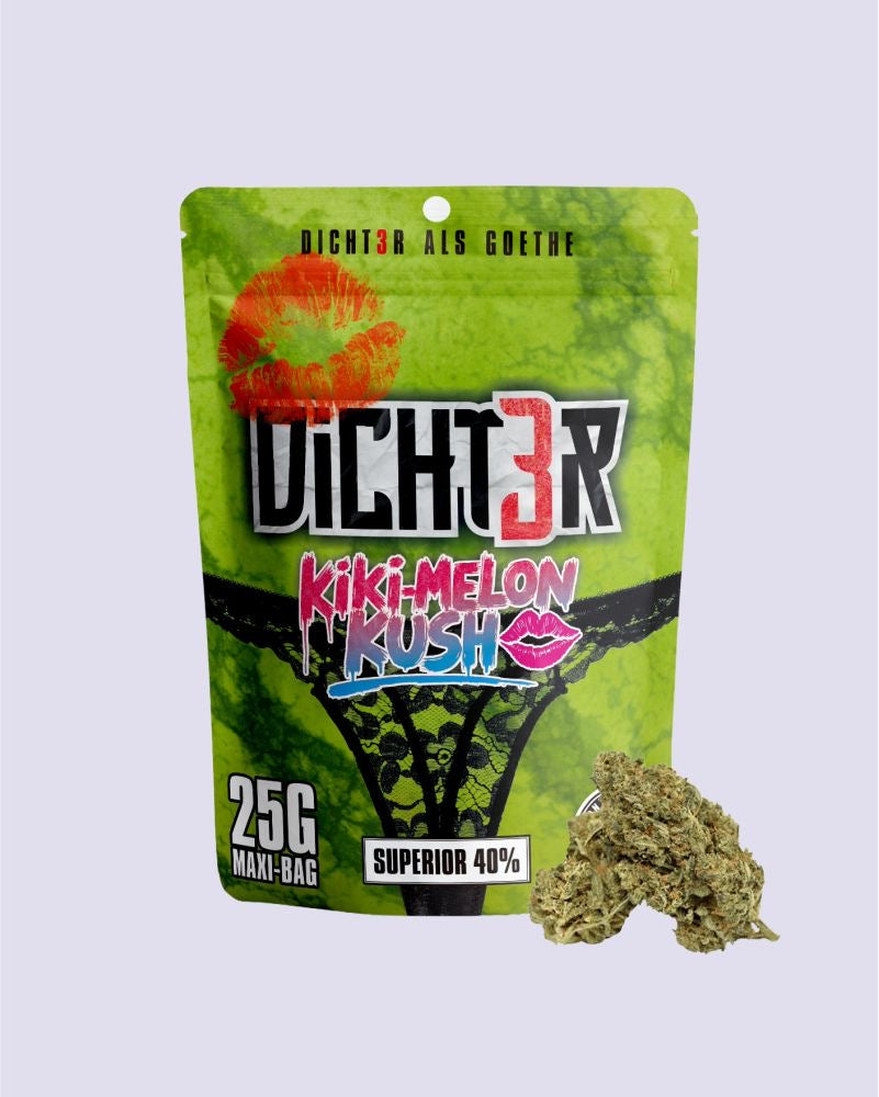 DICHT3R - 40% Superior Blüten - Kiki-Melon Kush Weed 25g