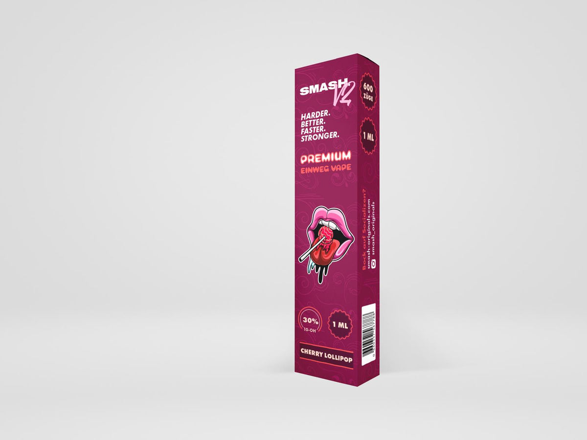 Smash Vape V2 - Cherry Lollipop