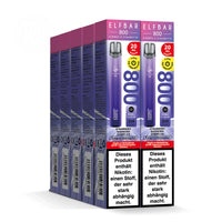 Elfbar - 800 Einweg E-Zigarette - Strawberry Raspberry Cherry Ice 20mg/ml (10x1): Ansicht 2