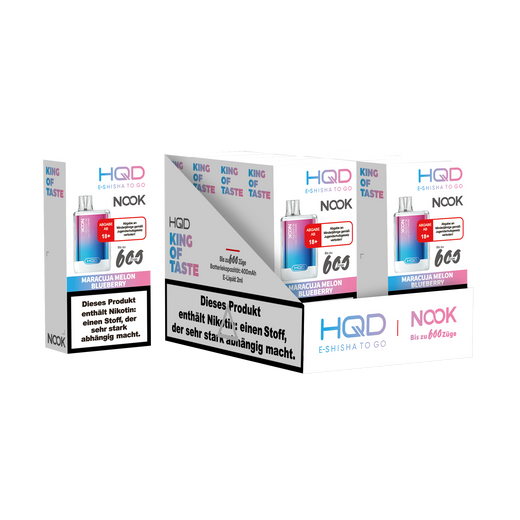 HQD Nook 20mg/ml Maracuja Melon Blueberry