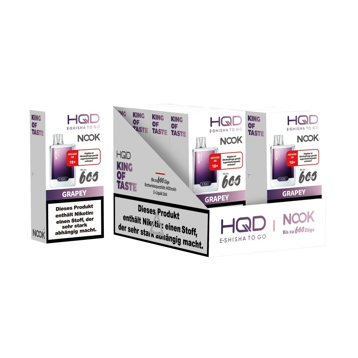 HQD Nook 20mg/ml Grapey