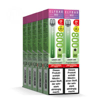 Elfbar - 800 Einweg E-Zigarette - Lemon Lime 20 mg/ml (10x1): Ansicht 2