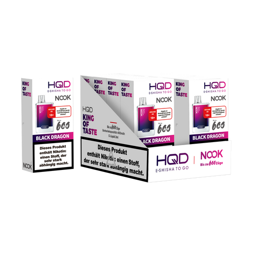 HQD Nook 20mg/ml Black Dragon