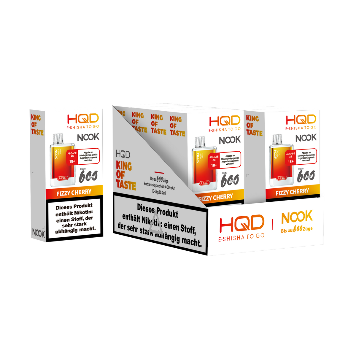 HQD Nook 20mg/ml Fizzy Cherry