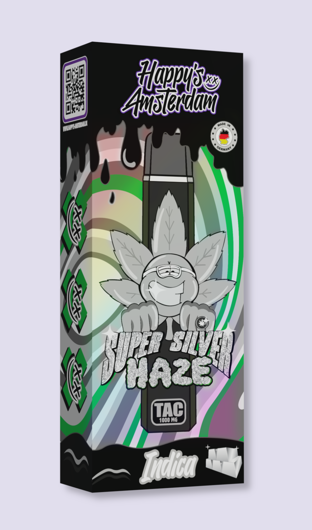 Happy‘s Amsterdam TAC Vape - Super Silver Haze