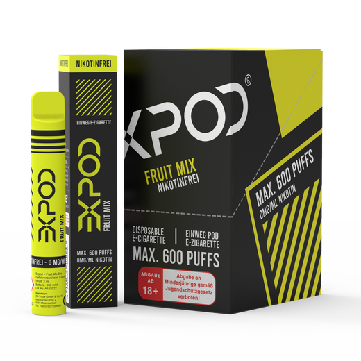 EXPOD Disposable Fruit Mix 0mg/ml (Steuerware)