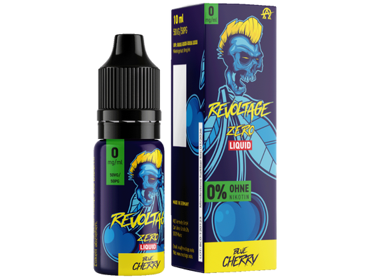 Revoltage Liquid Blue Cherry 0 mg/ml