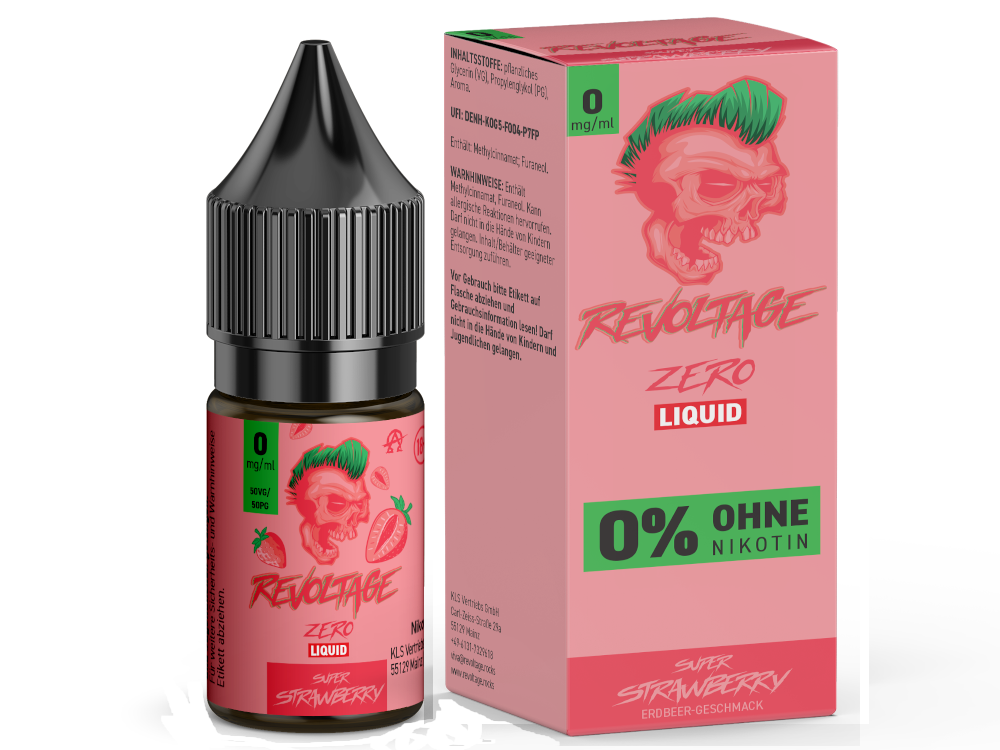 Revoltage Liquid Super Strawberry 0 mg/ml