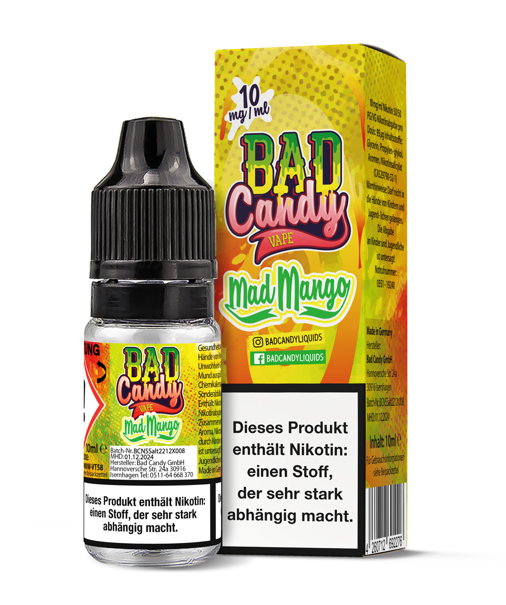 Bad Candy Mad Mango 10 mg/ml Nikotinsalz