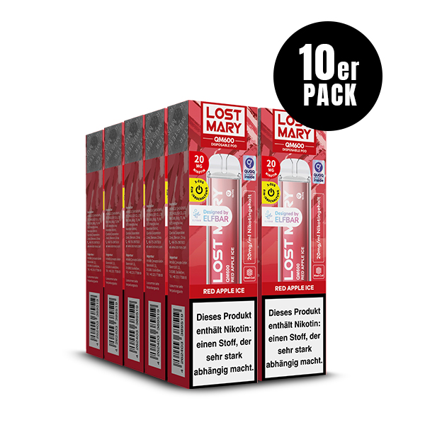 Lost Mary QM600 CP Red Apple Ice 20mg/ml