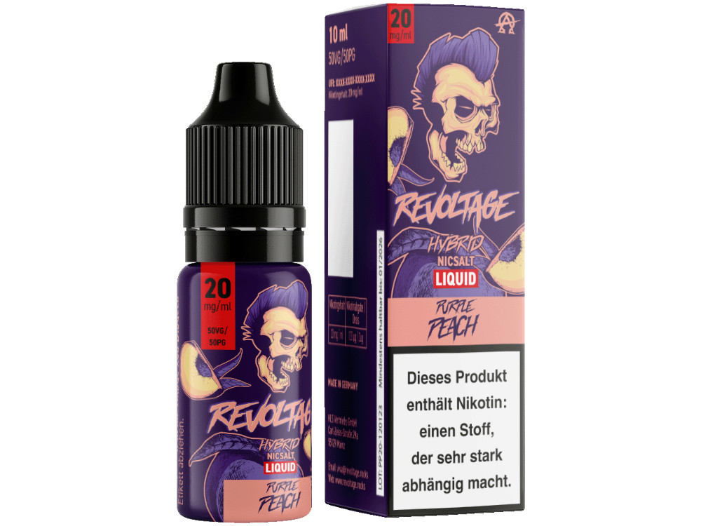 Revoltage Liquid Purple Peach 20 mg/ml