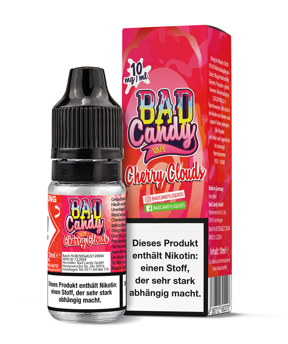 Bad Candy Cherry Clouds 10 mg/ml Nikotinsalz