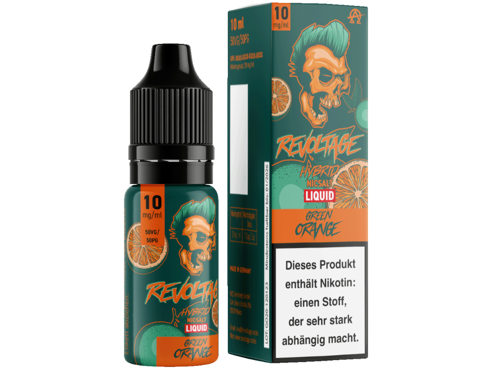 Revoltage Liquid Green Orange 10 mg/ml